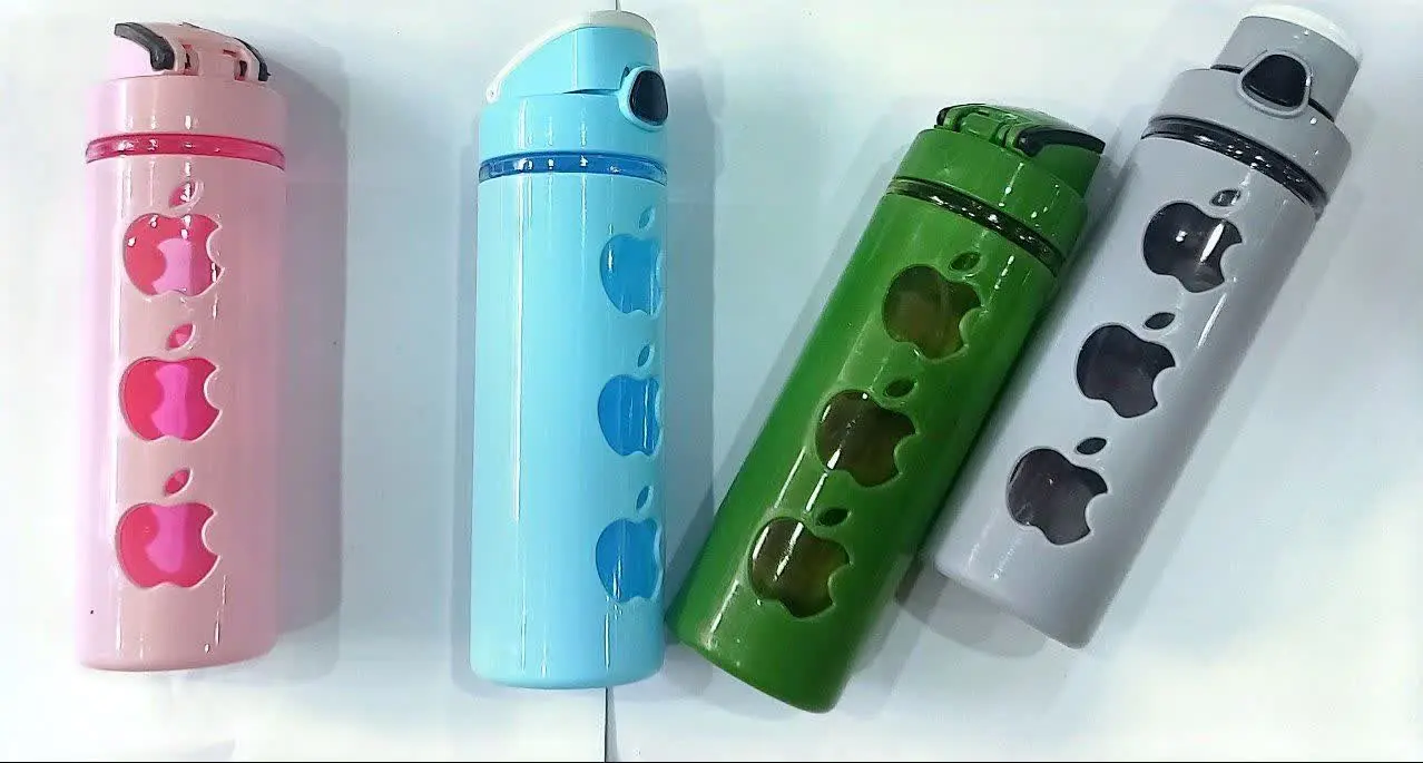 قمقمه اپل قاب دار تک سلفون 
