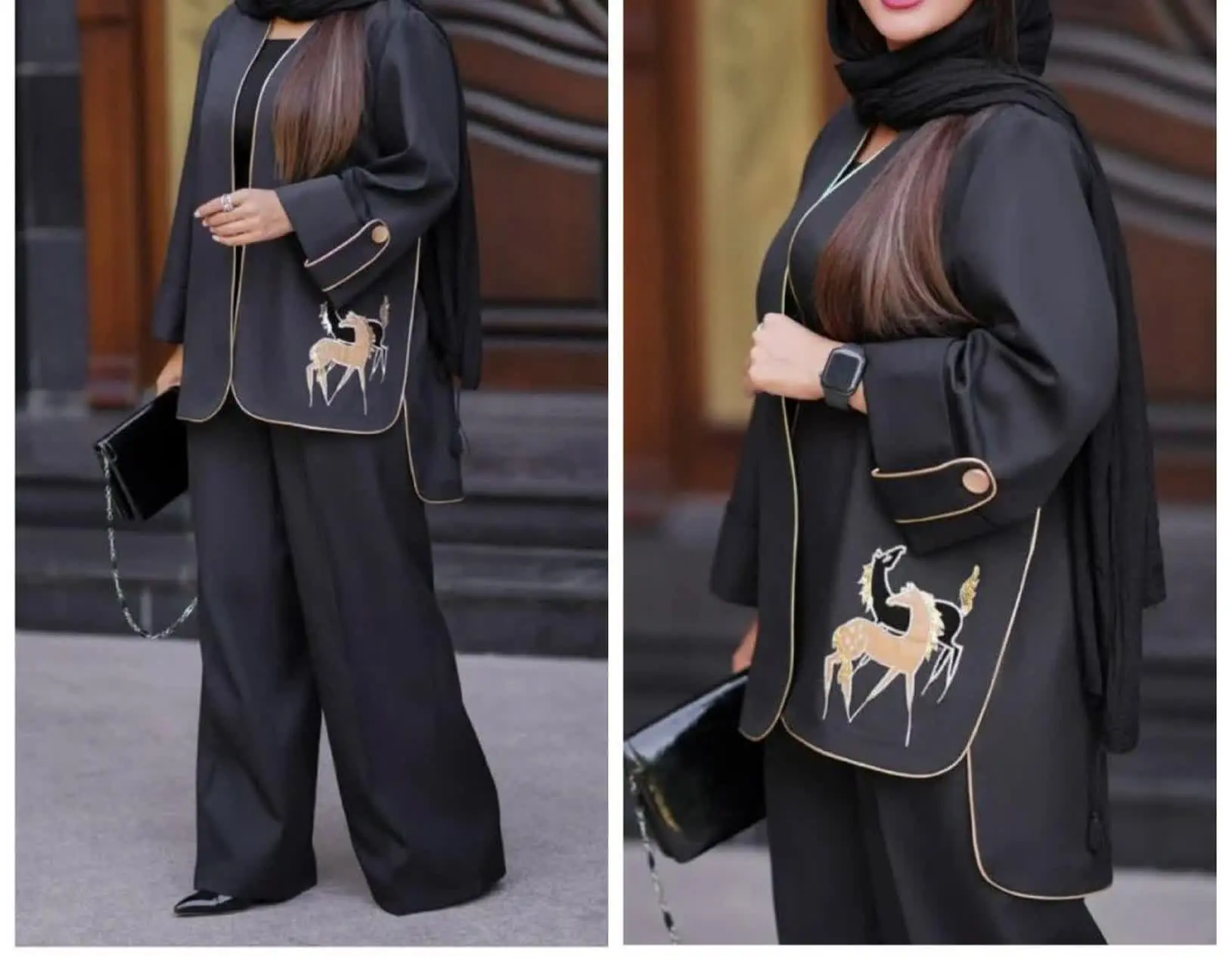 ❣نام: مانتوشلوار عیدانه صنوبر💫
