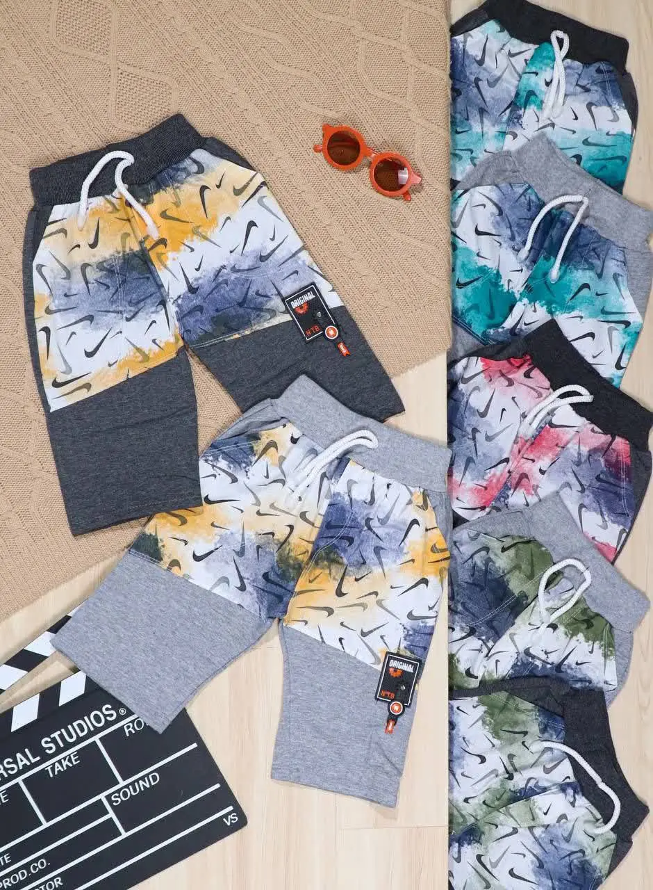 👫شلوارک راحتی ملانژ پسرانه نایک👫
