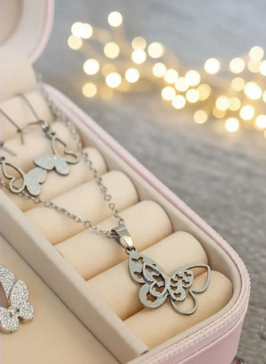 نیم ست پروانه ای شاین🦋✨