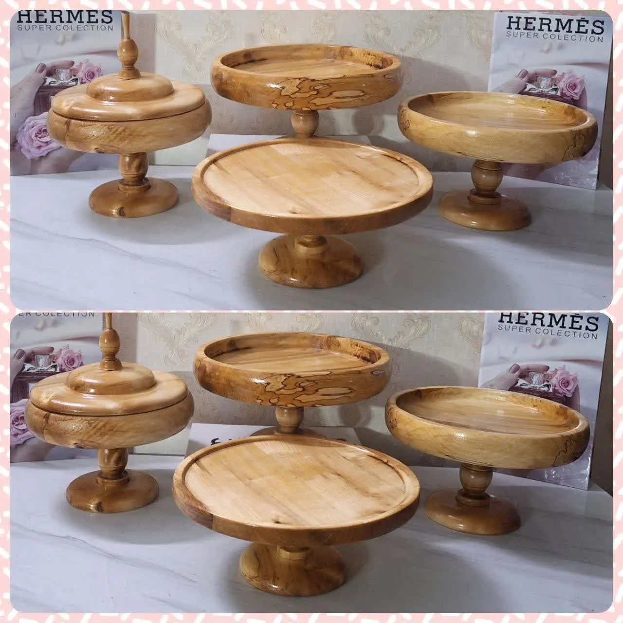 🎁سرویس پذیرایی چوبی 😍😍