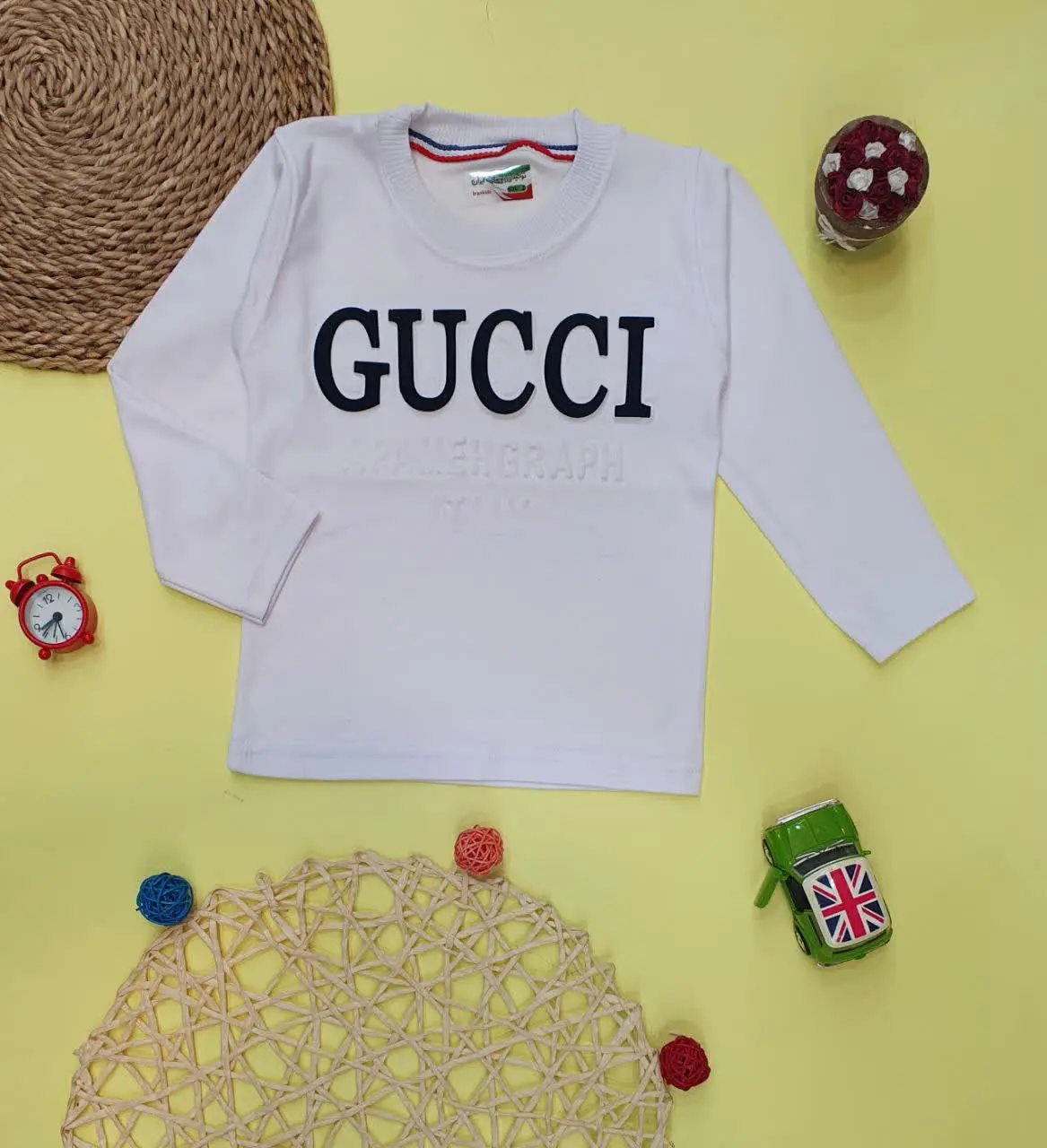 👕بلوز تک سفید گوجی
