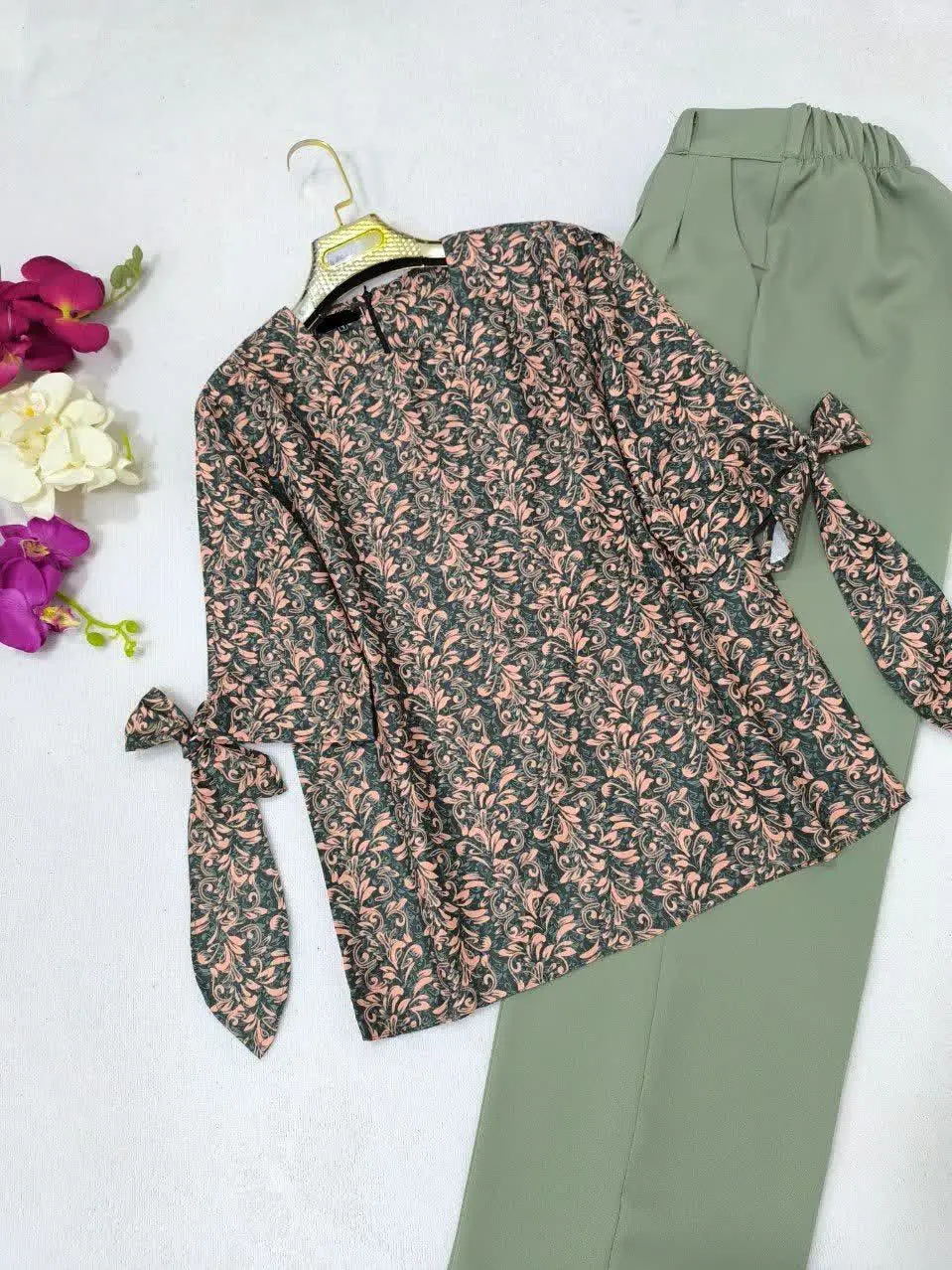 🌷نام: ست شومیز شلوار نانسی