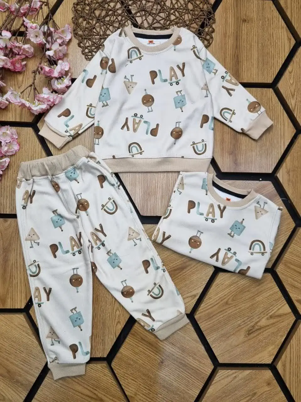 🌹بلوز شلوار فوتر پسرانه👦