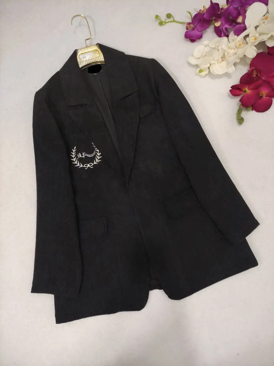 🍂نام: مانتو مخمل کهکشان 
