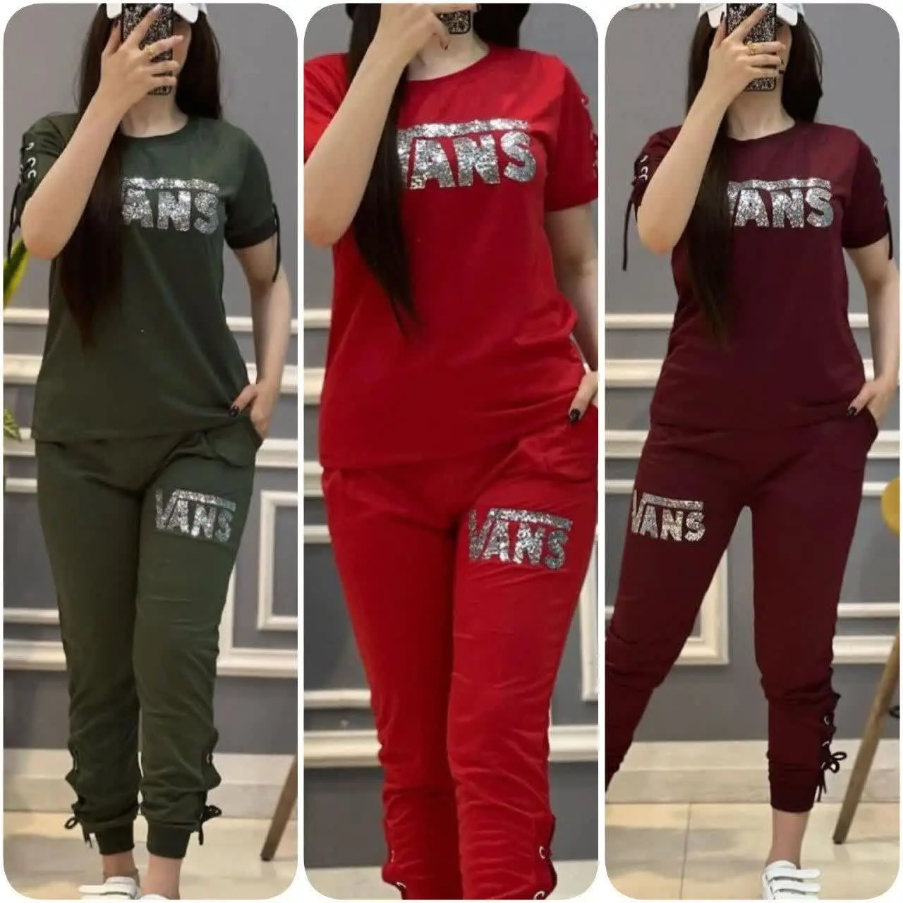 ❤️نام: تیشرت و شلوار مدل Vans
