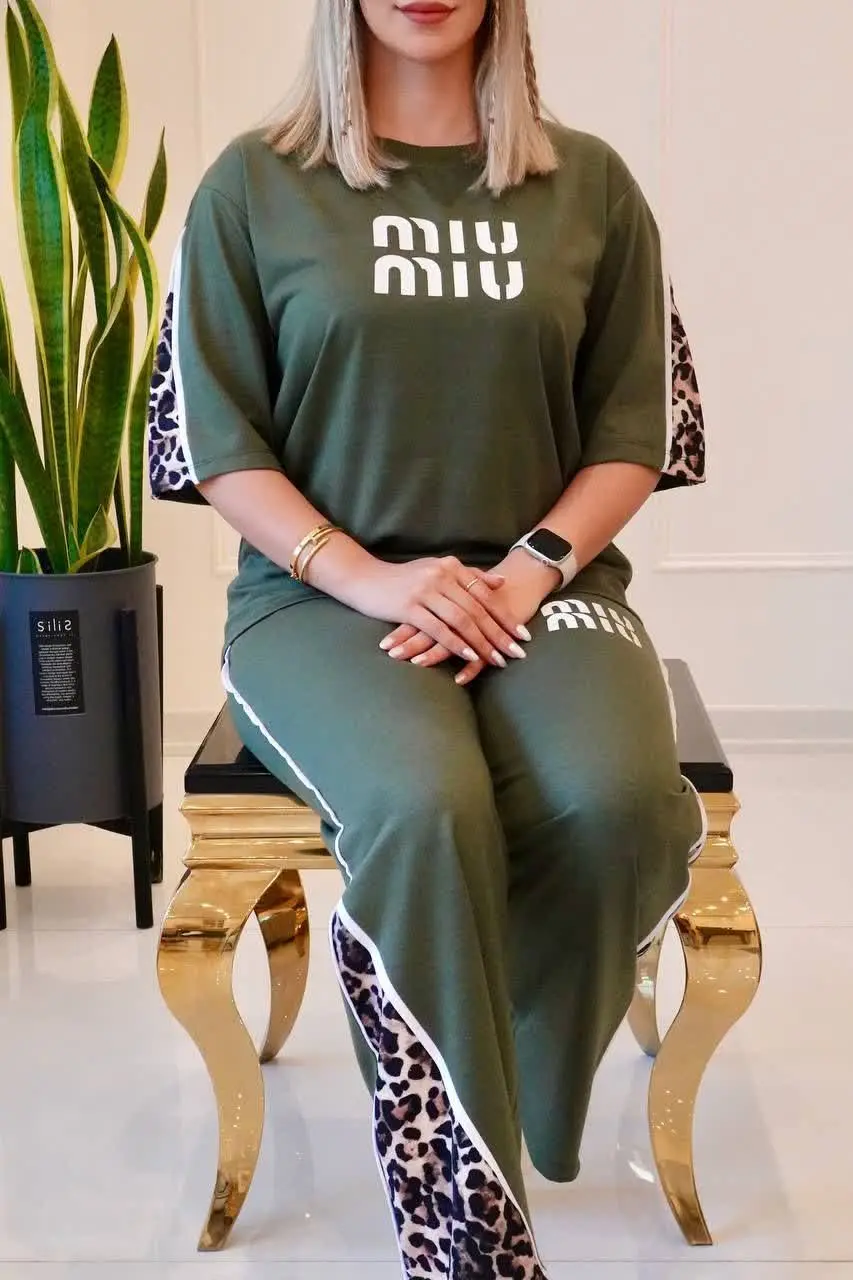 ست تیشرت شلوار miu miu