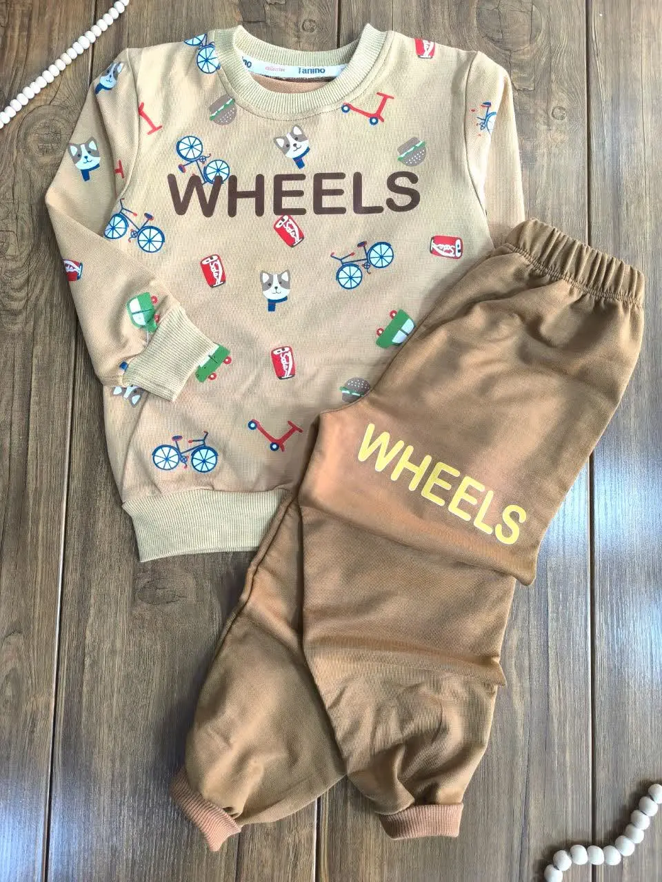 لباس بچهگانه بلوز شلوار ویلز😍
