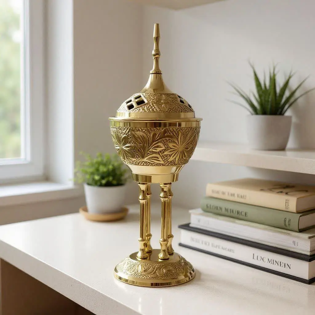 اسپند دود کن تمام برنزی هندی