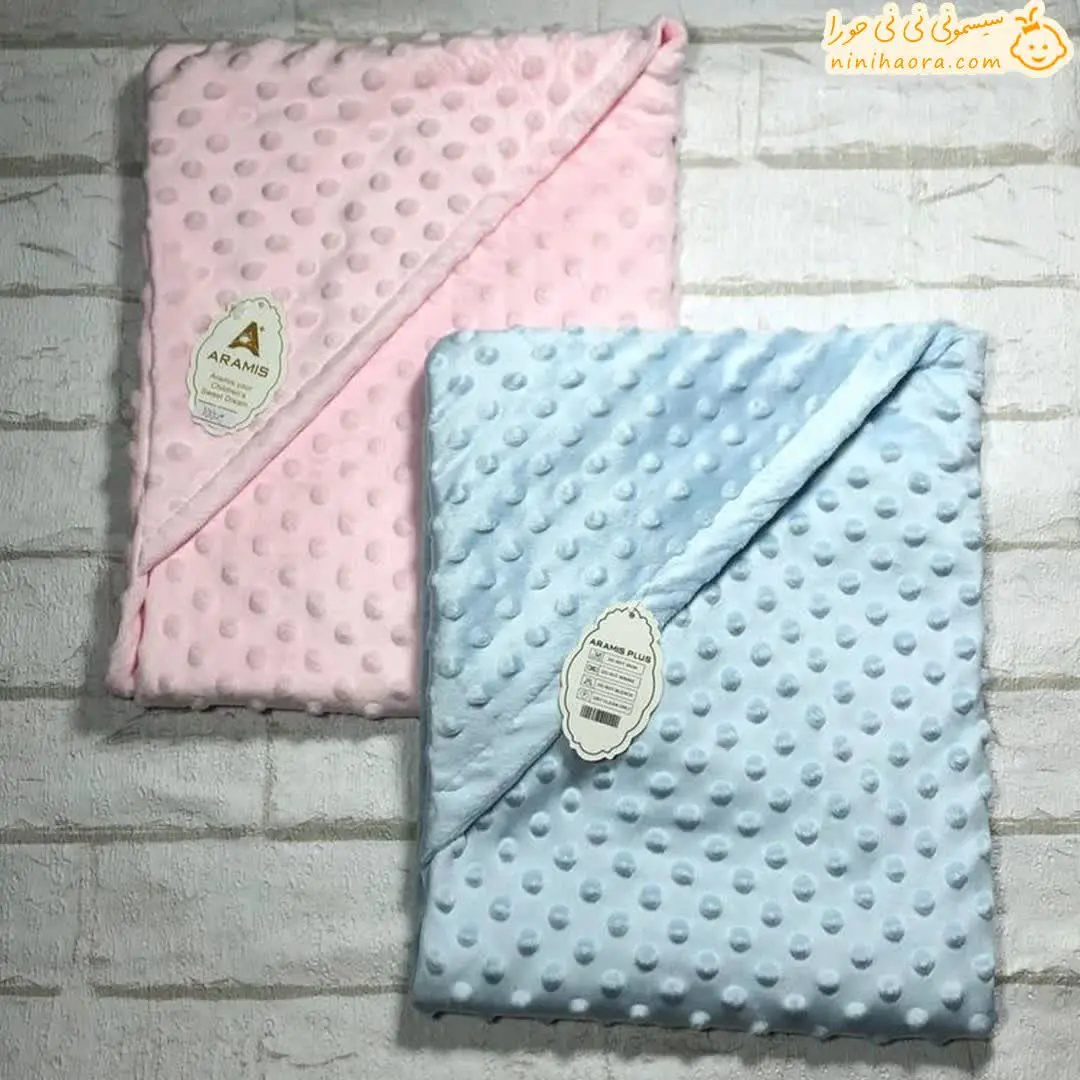 پتو دور پیچ مخمل حبابی