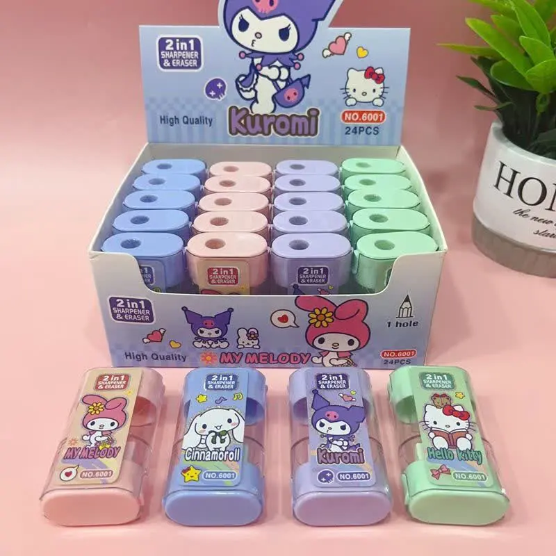 🌈تراش پاک کن دار کرومی