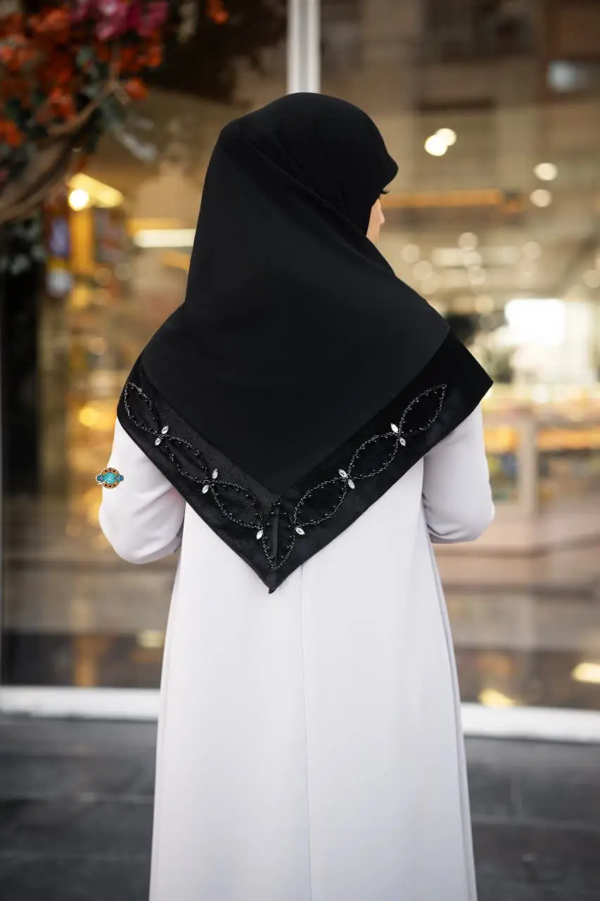 روسری جواهردوزی کد ۱