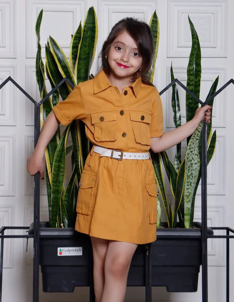 👫کت و دامن کتان ۲جیب👫
