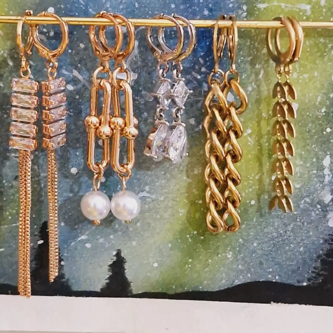 موجودی گوشواره‌های آویز☺️
