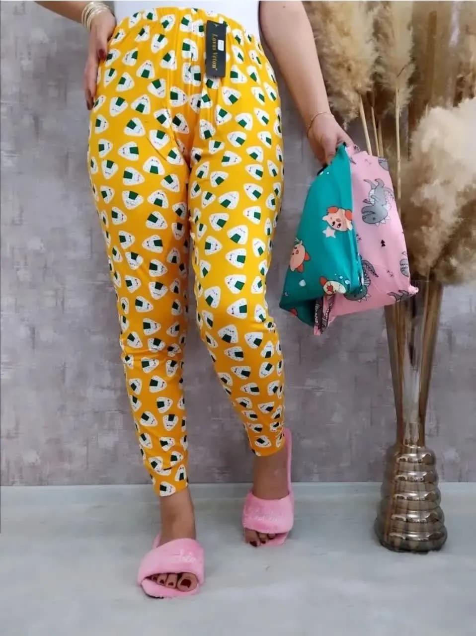 💥 شلوار گیاهی کارتنی