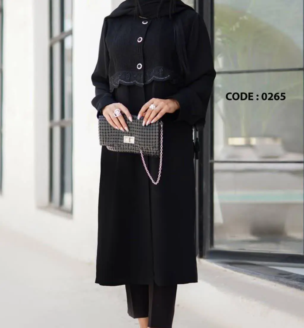 کد ۰۲۶۵: مانتو مجلسی - کاربردی