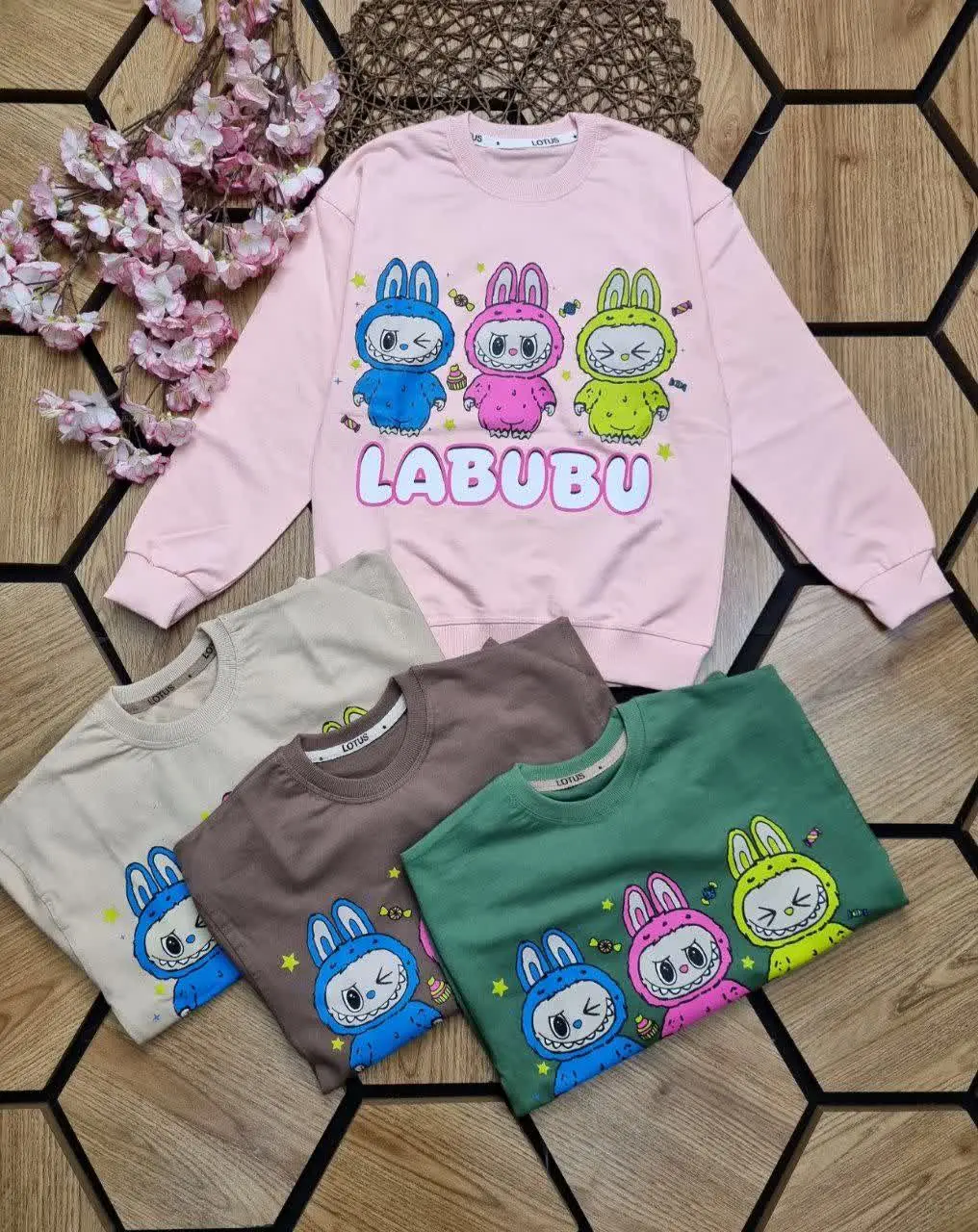 🌹بلوز تک لبوبو دخترانه👩