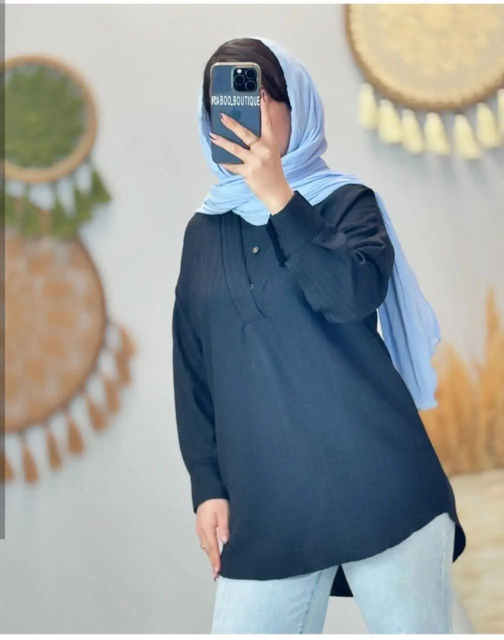 🍃 شومیز جلو بسته دویقه
