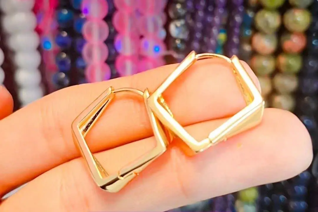 گوشواره طرح طلا 
