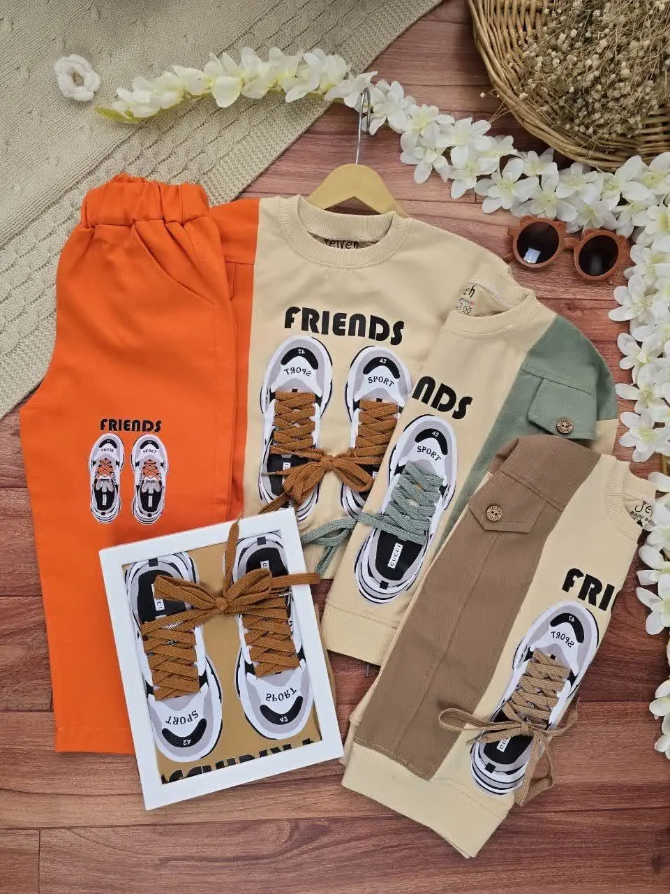 بلوز و شلوار طرح کتونی