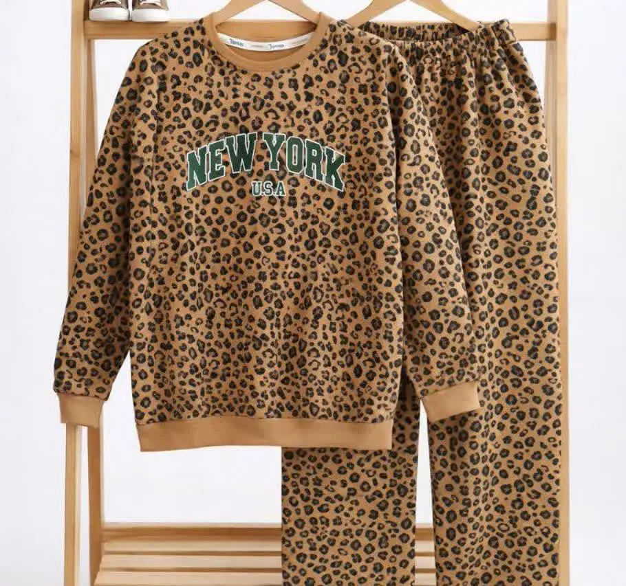 بلوز شلوار پلنگی