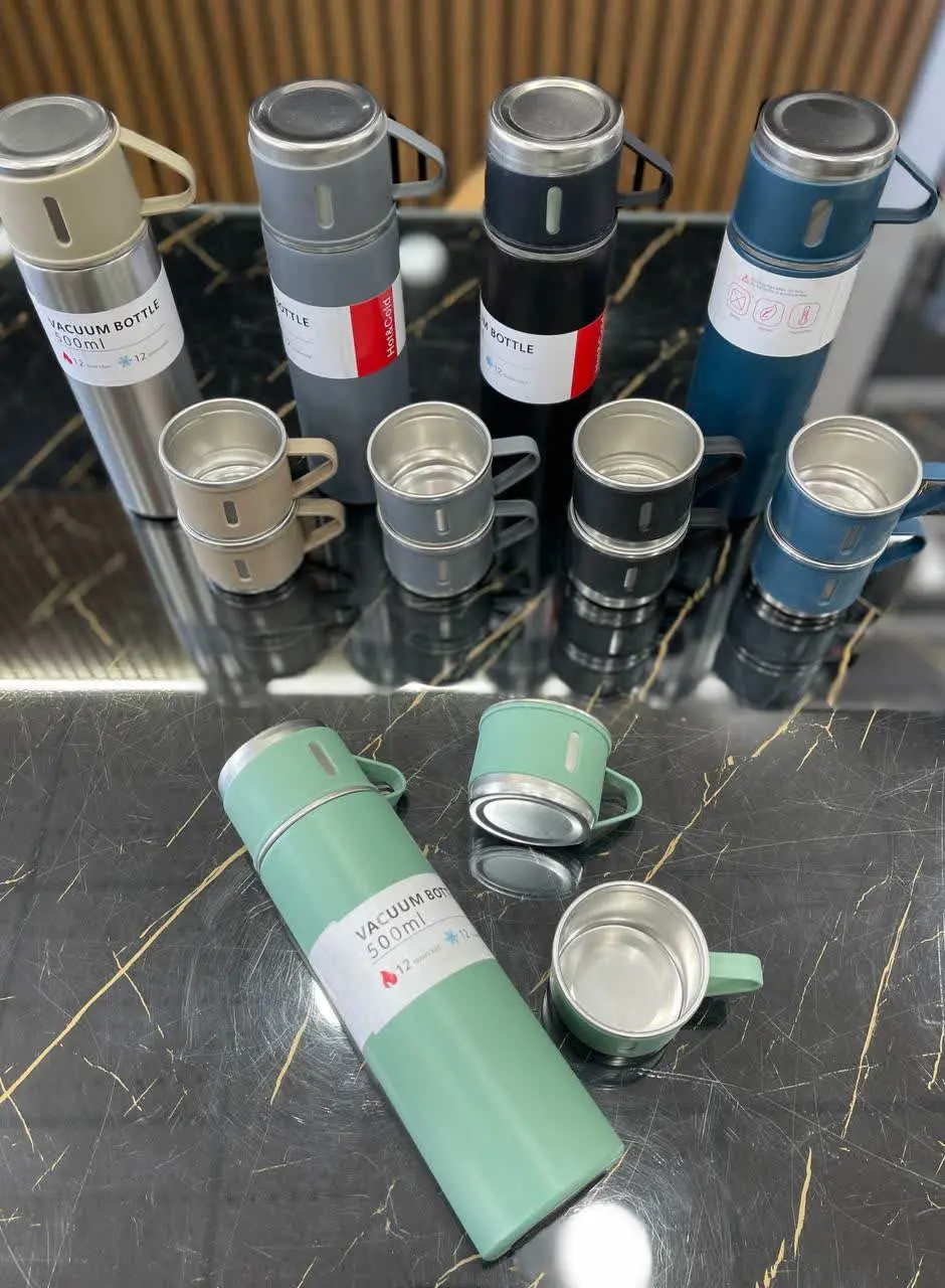 فلاسک استیل ۳ کاپ💥