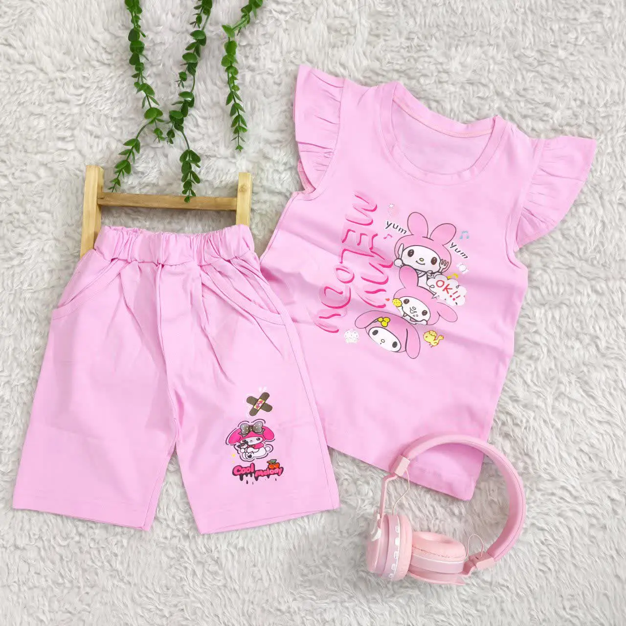 حراج تاپ شلوارک بالک دار ملودی