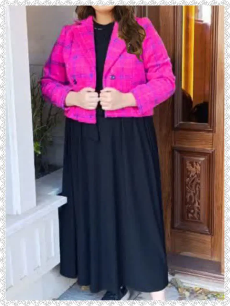 🛍#مانتو_کتی و زیر سارافون 
