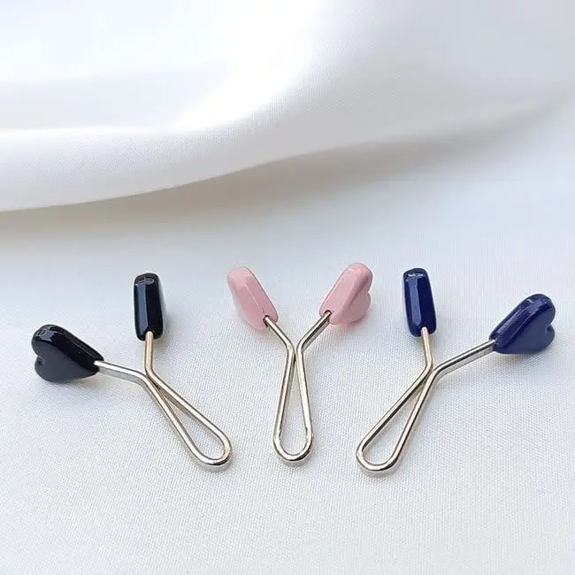 گیره روسری طرح قلب استیل رنگ ثابت
