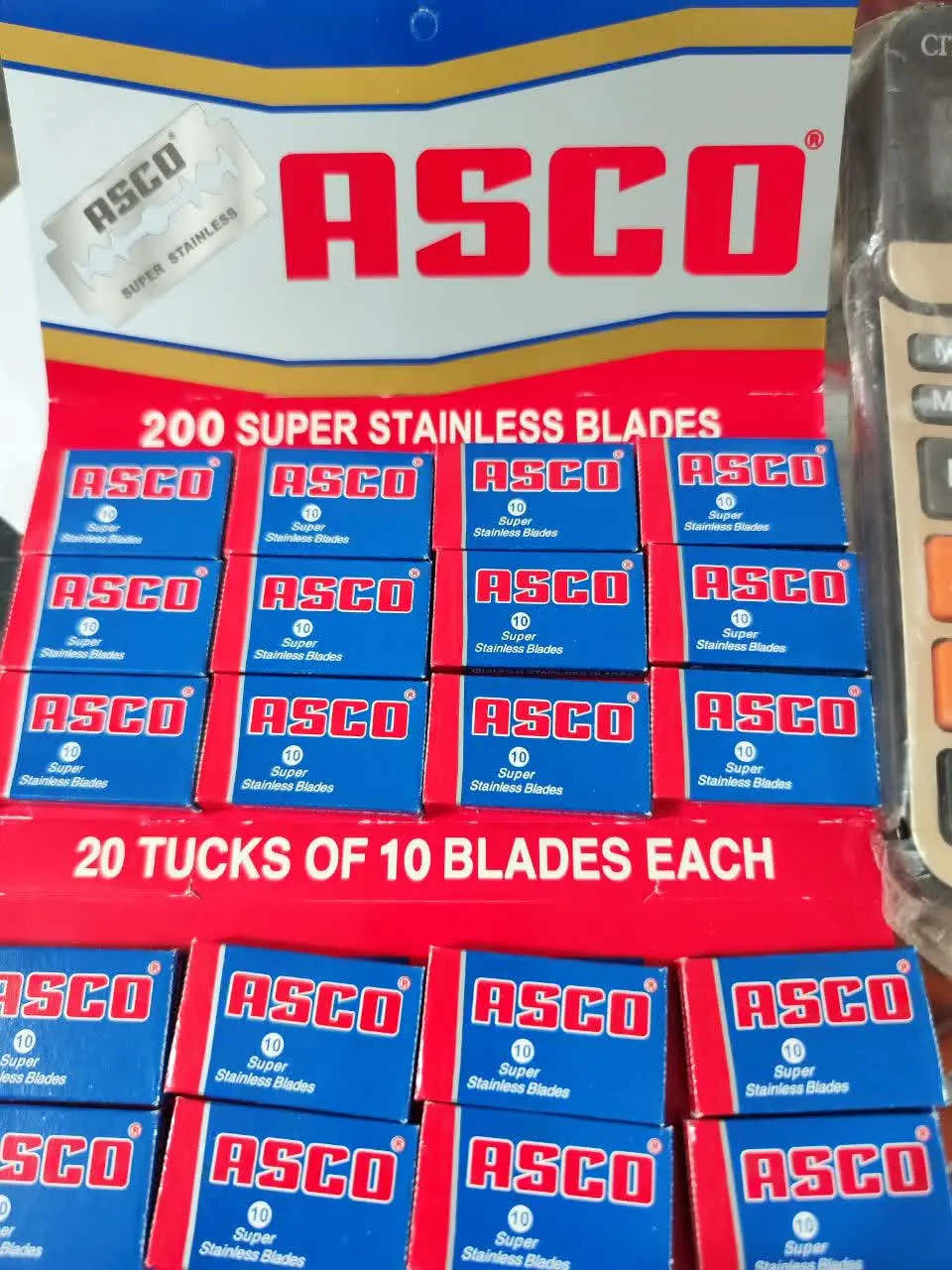 تیغ اورجینال ۱۰ عددی asco
