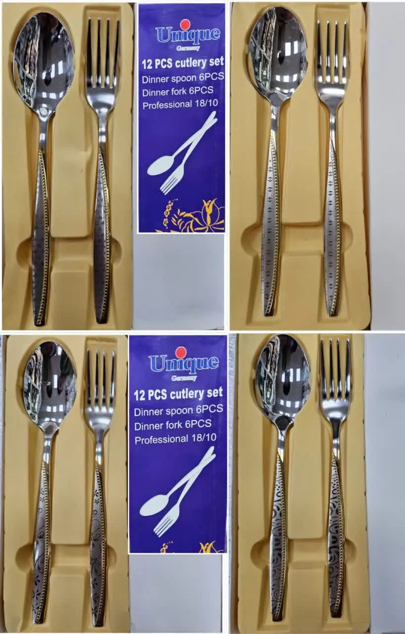 ⁦♻️⁩قاشق چنگال غذا خوری 
