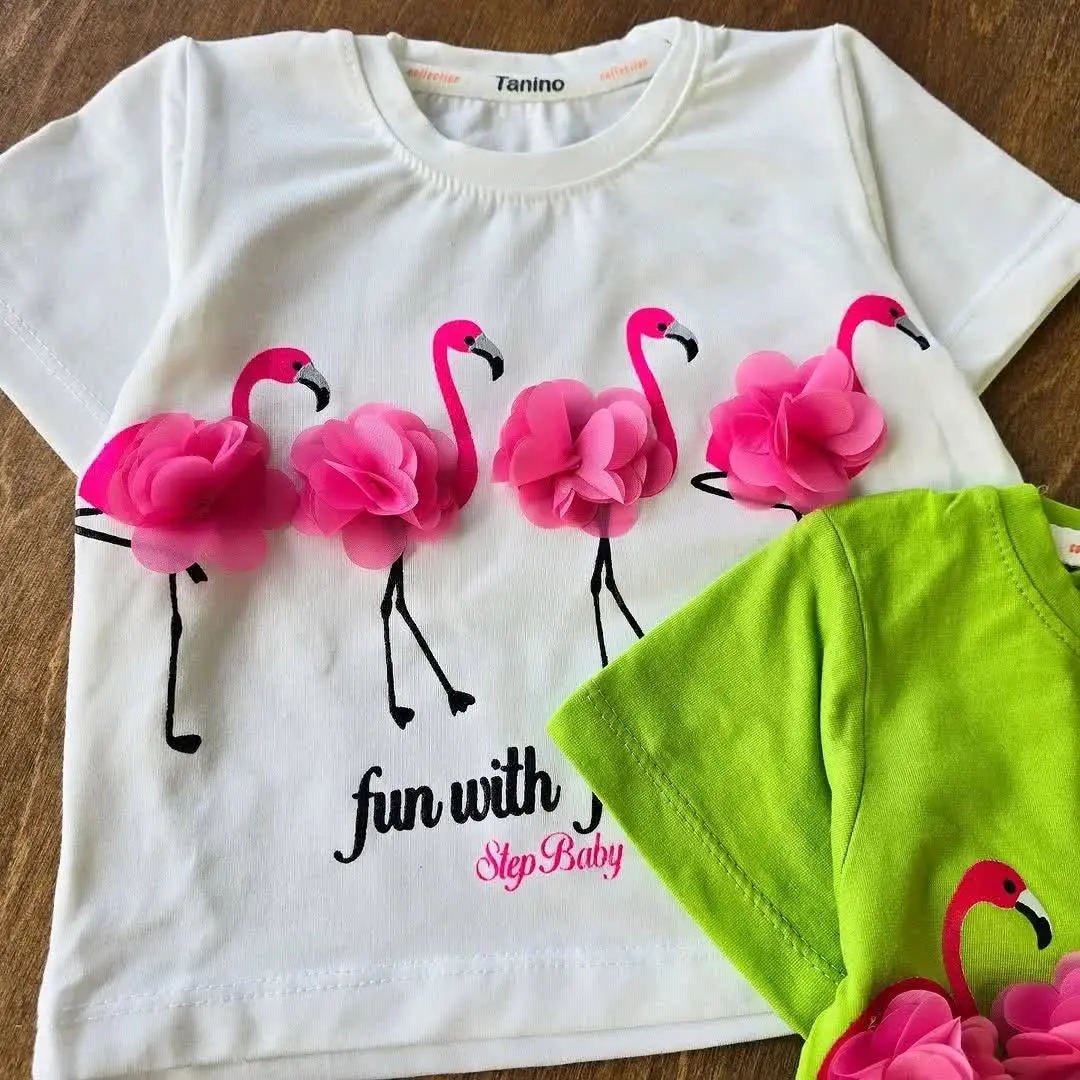 تیشرت شلوار فلامینگو😍
