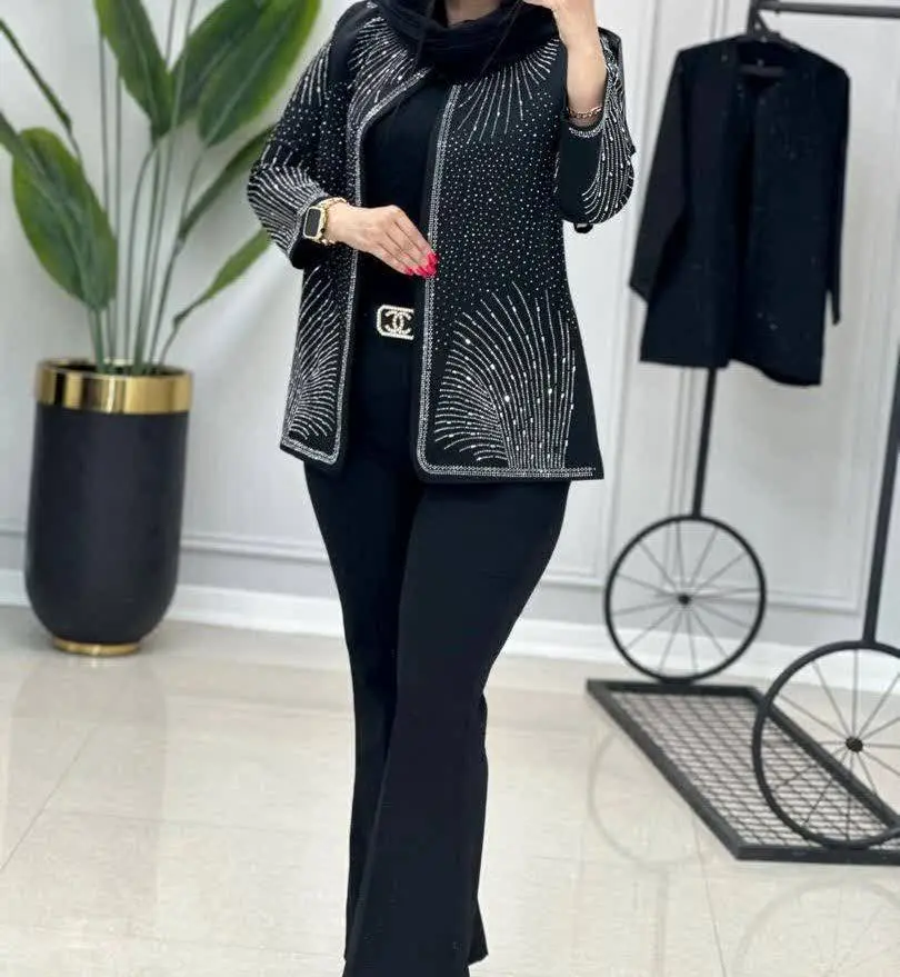 مانتو کتی نگین دار