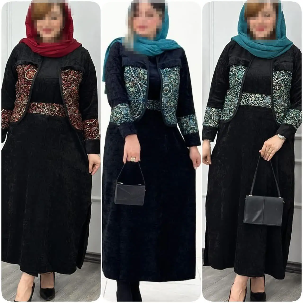 ❤️نام: کت سارافن و کمربند مدل پری دخت
