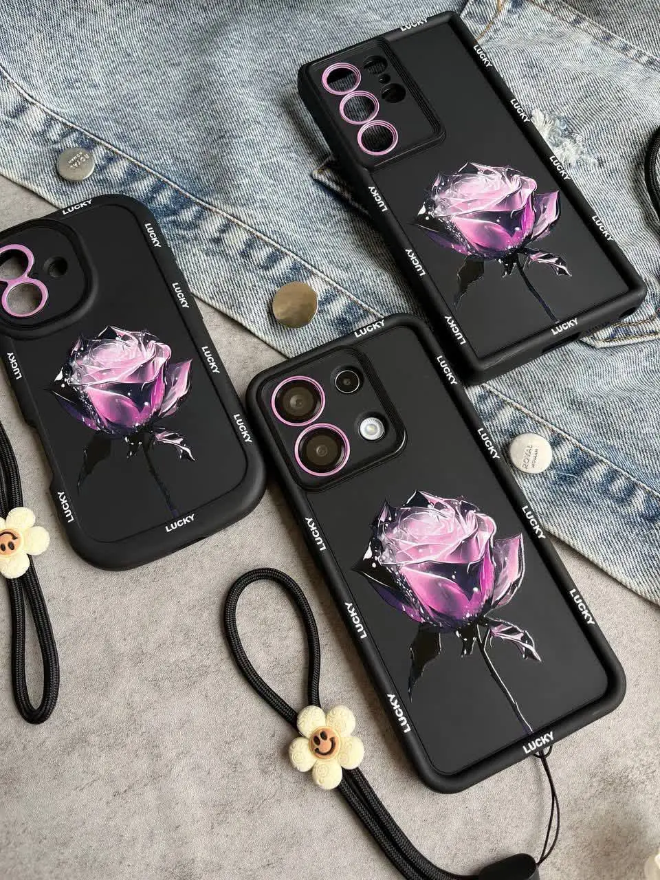 📱مدل قاب: قاب تی پی یو سولید طرحدار با آویز فوق العاده زیبا مخصوص انواع #سامسونگ #شیائومی و #آیفون 
