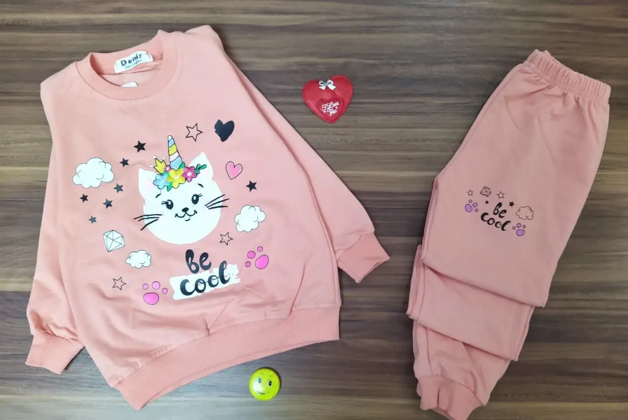 🌸 ست بلوز و شلوار دخترانه خانگی راحت و عالی 🌸
