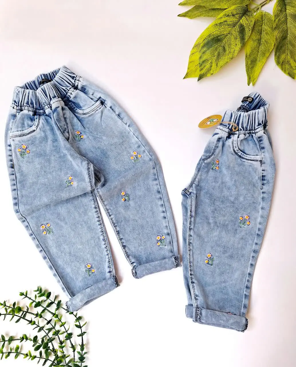 ❤️😍 شلوار جین شاخه گل 🌻
