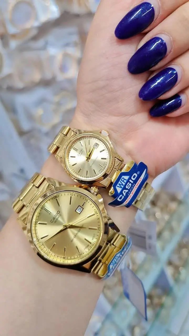 ساعت ست ساعت کاسیو بند فلزی