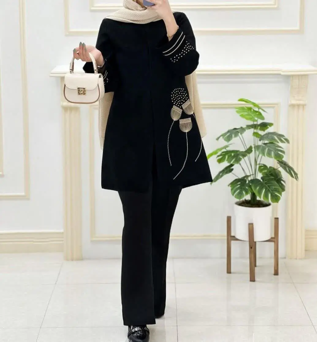 ☀️نام: مانتو طرح قاصدک
