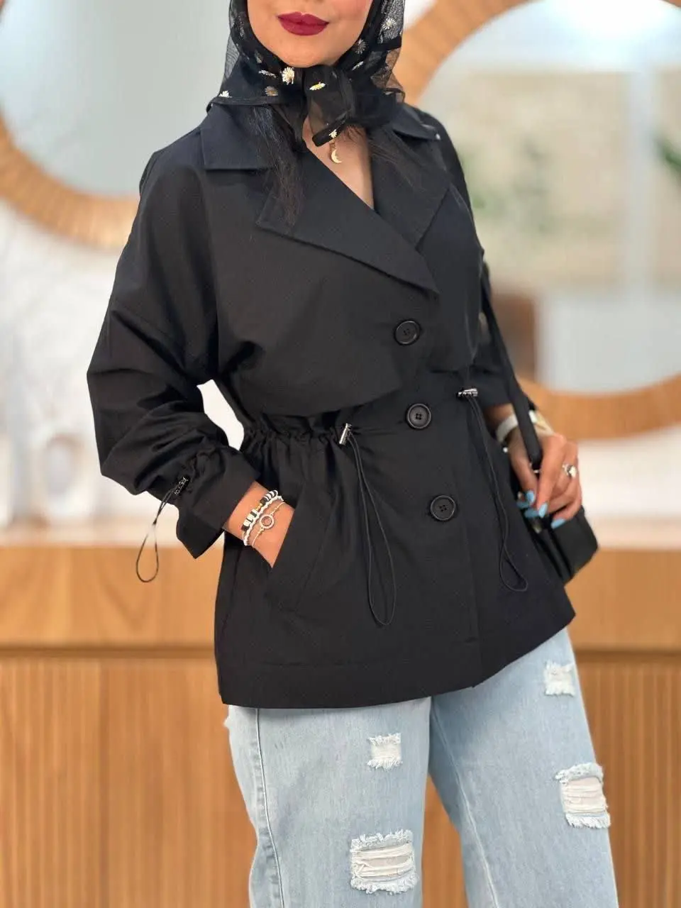 #مانتو رها با جنس داکرون درجه یک😍
