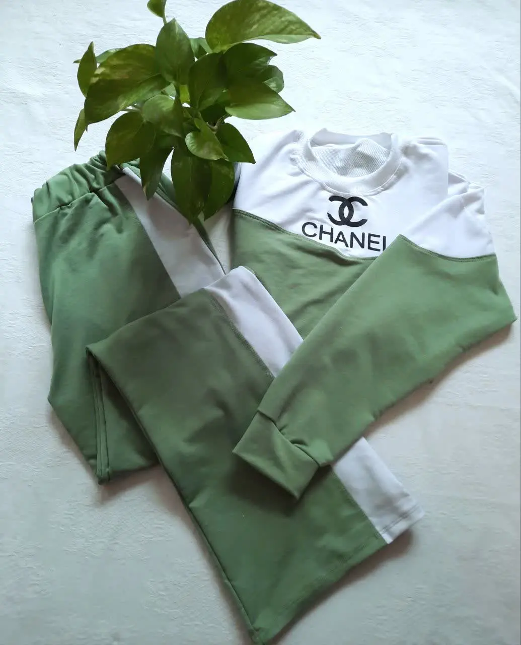 🌼ست بلوز شلوار طرح چنل
