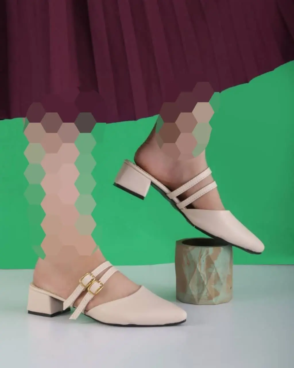 رنگبندی کرم و مشکی