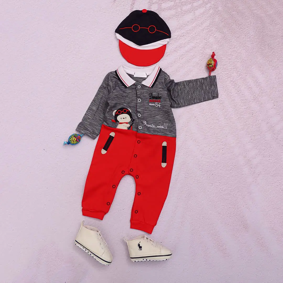 ست کلاه و سرهمی پسرانه برند دانالو😍
