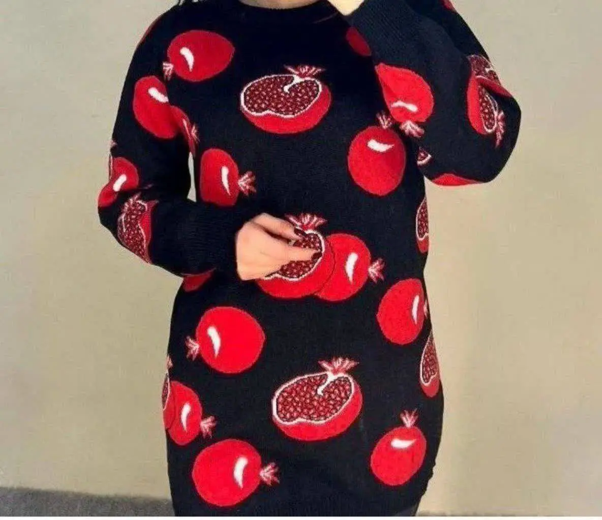 🖋نام: بلوز بافت یلدایی انار
