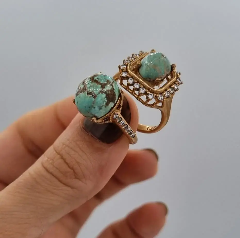 انگشتر اصل فیروزه نیشابور