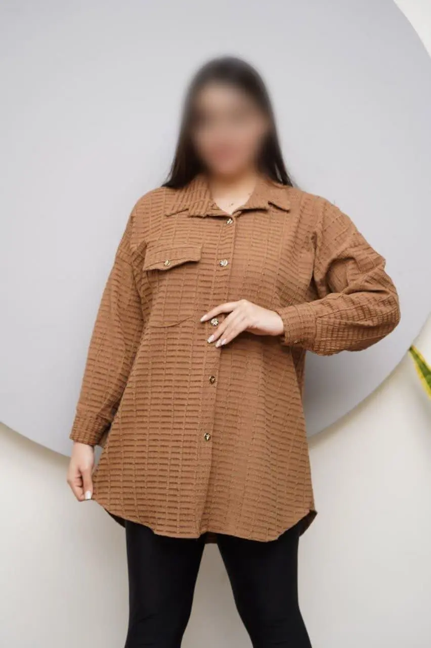 مانتو قواره دار جنس پارچه گرم 
