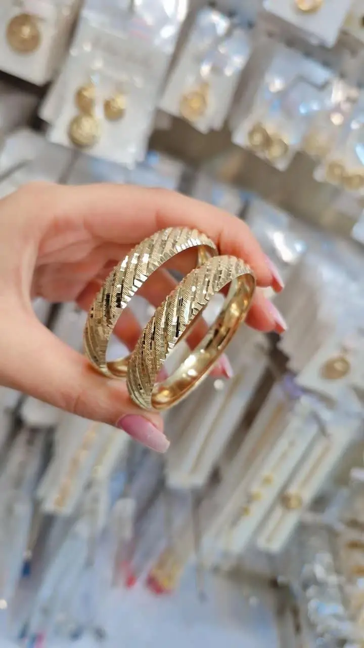 النگو بچگانه اصل طلا روس👧👧👧👧👧👧