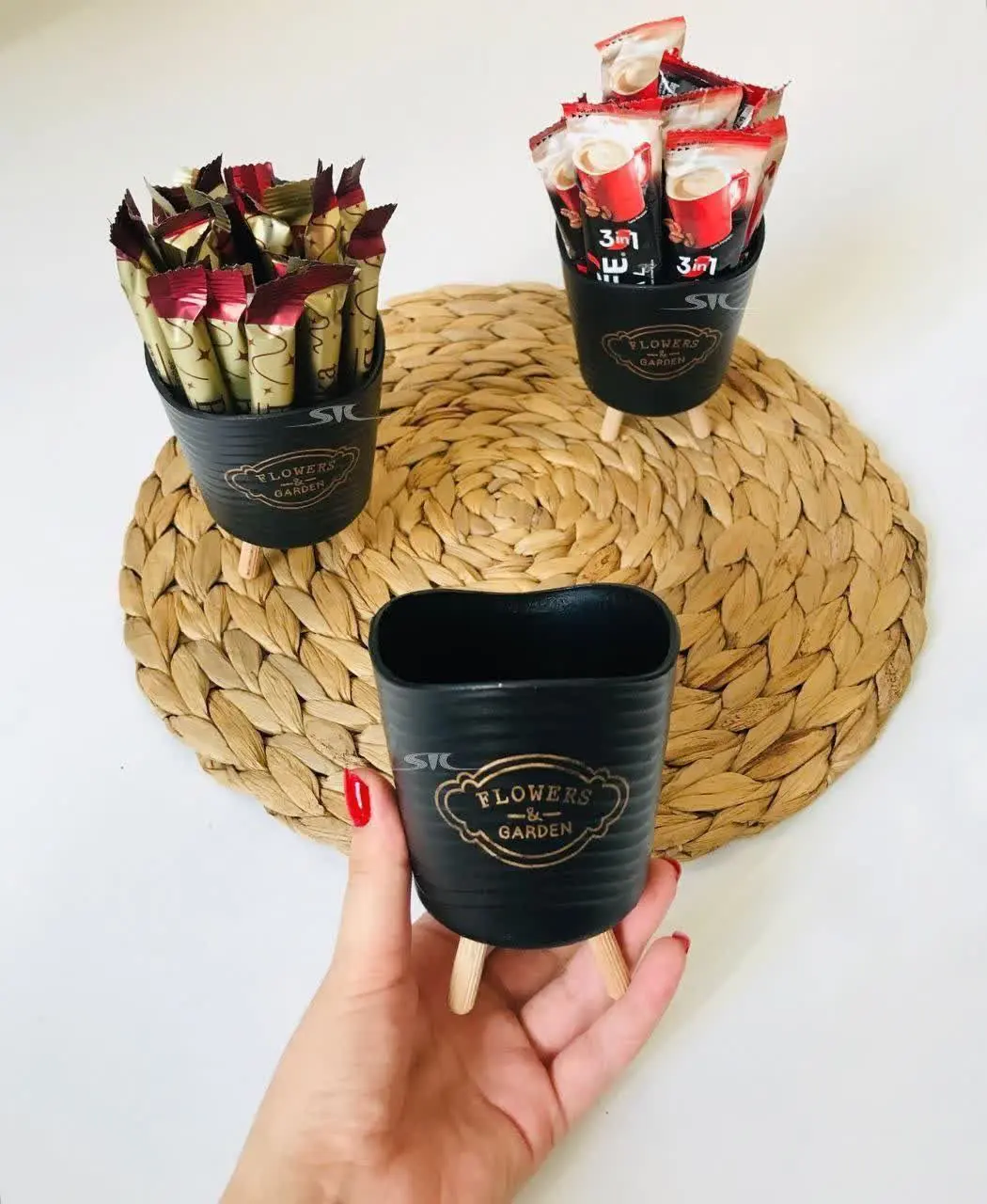 مینی گلدان فانتزی 
