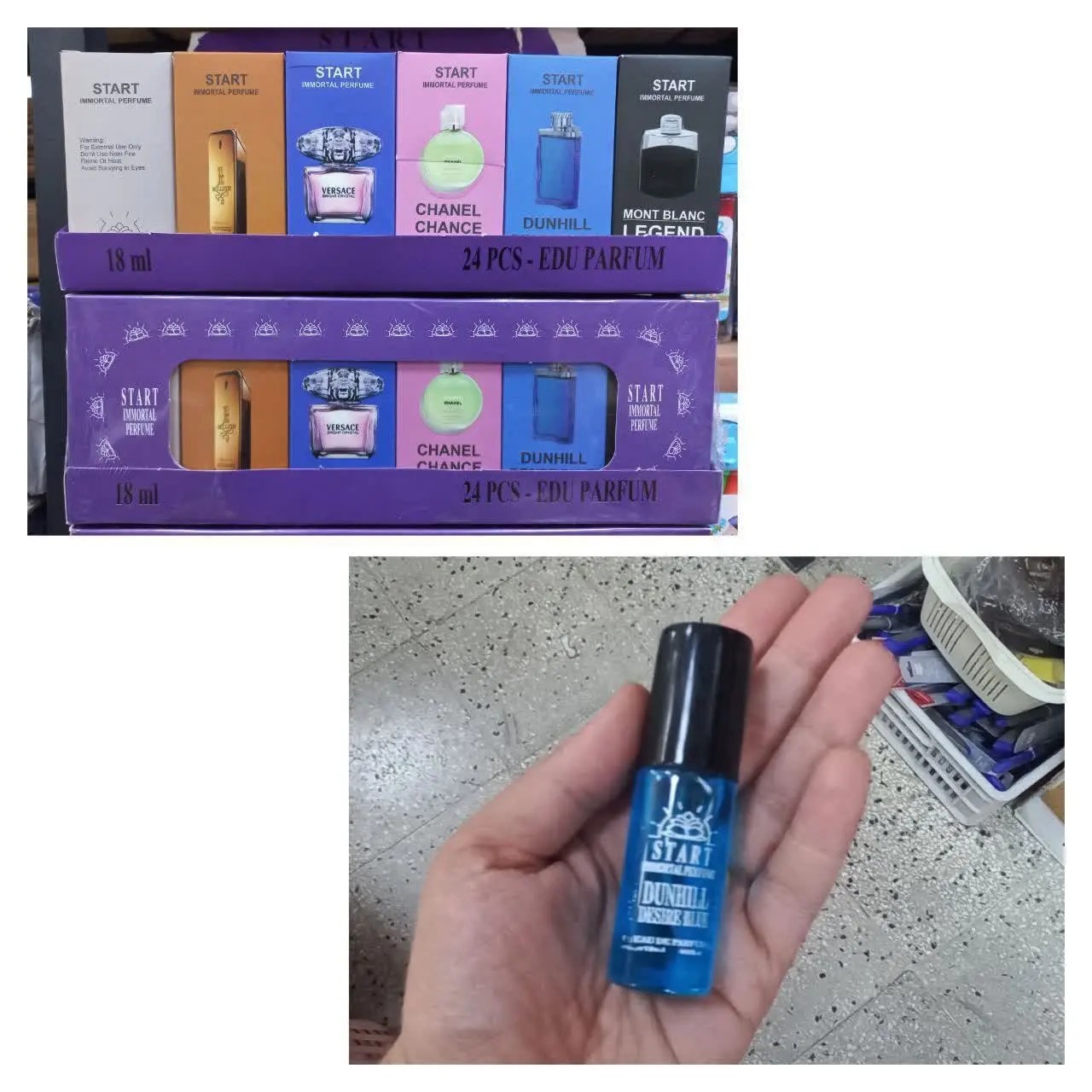 عطر شبشه‌ای جعبه دار استارت
