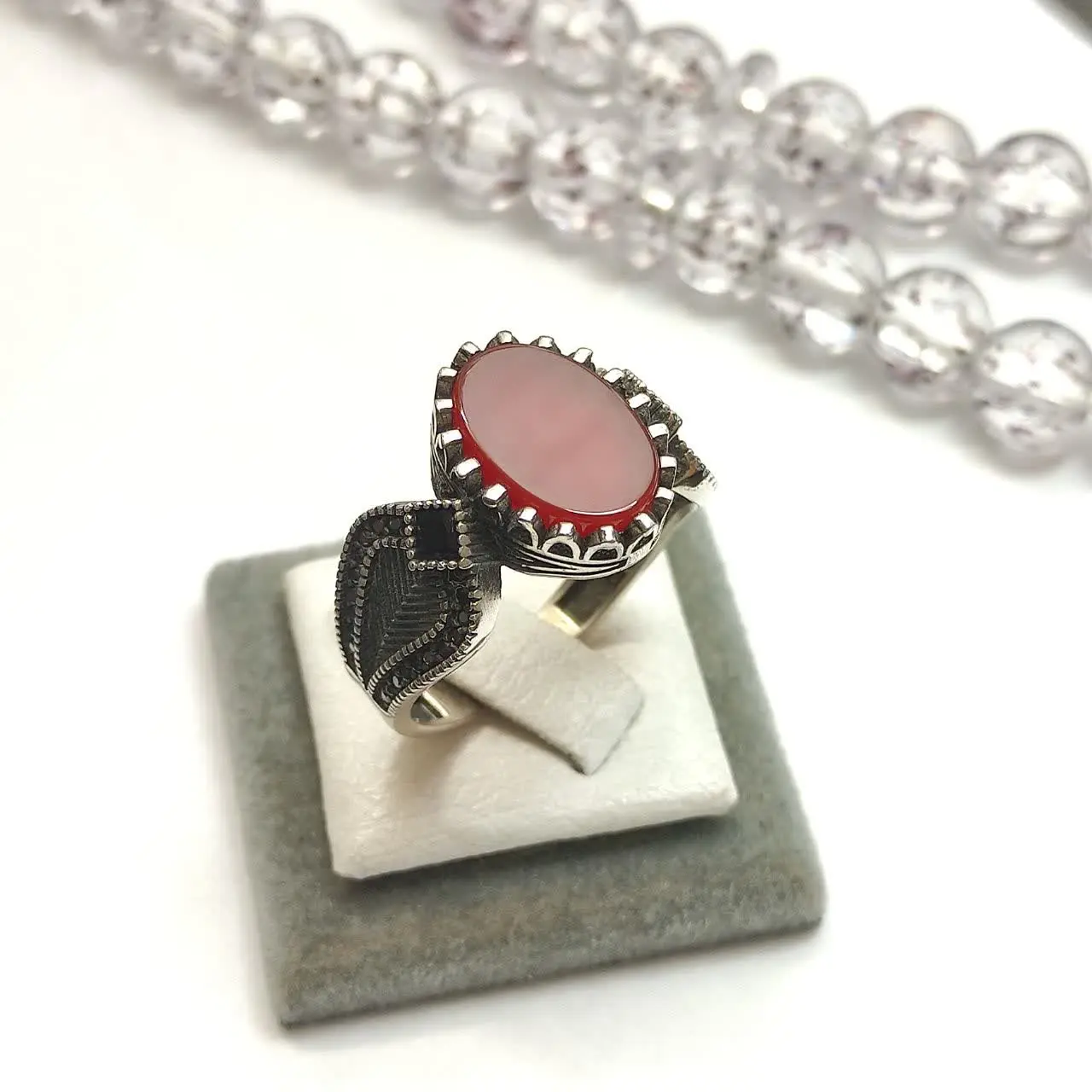 #انگشتر #نقره مردانه مدل ترک 
